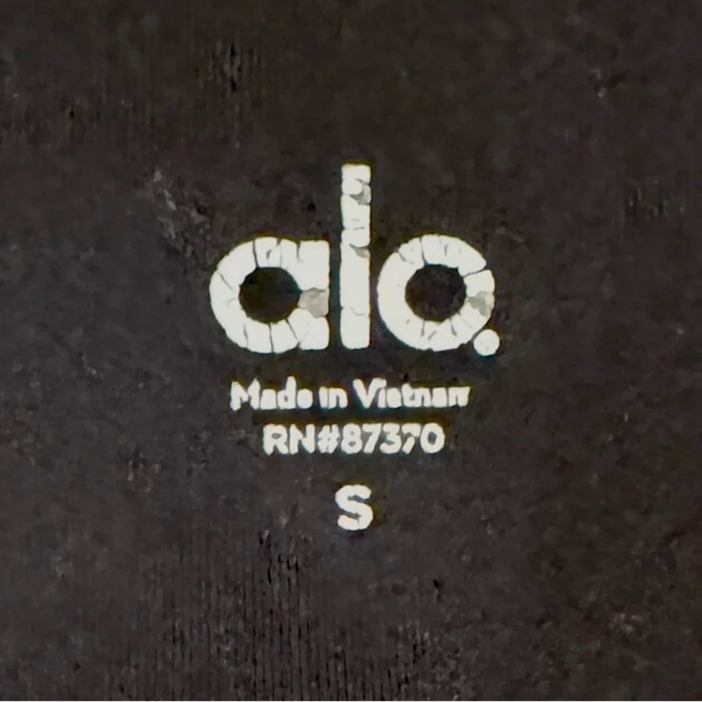 ALO Yoga Black Moto Leggings Size Small